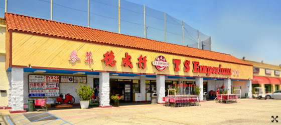TS Emporium facade at S. Nogales Street in Rowland Heights