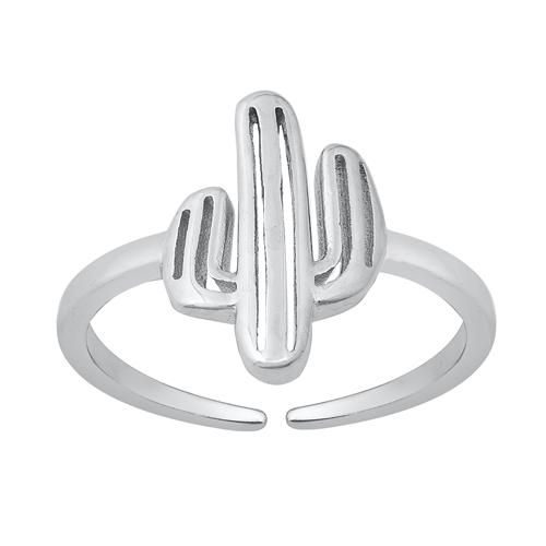Silver Cactus Toe Ring from Sidney Imports