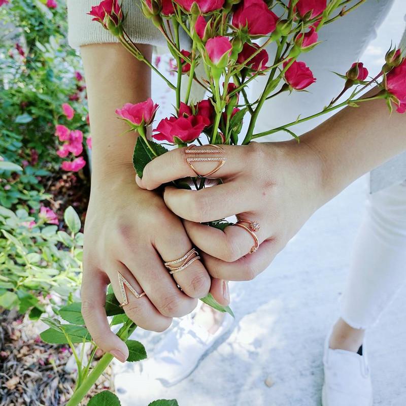 Rose Gold Ring Set from Eternal Sparkles