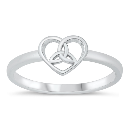 Sterling Silver Celtic Heart Ring from Sidney Imports