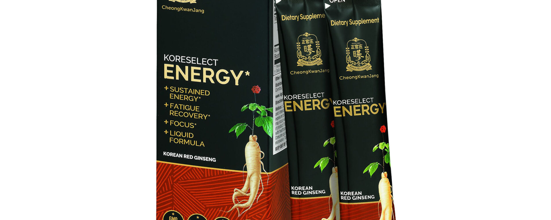 Koreselect Energy box and pouches from KGCUS