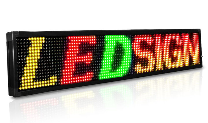 20MM RGY 2 ROW PROGRAMMABLE SCROLLING LED SIGN from Affordable LED