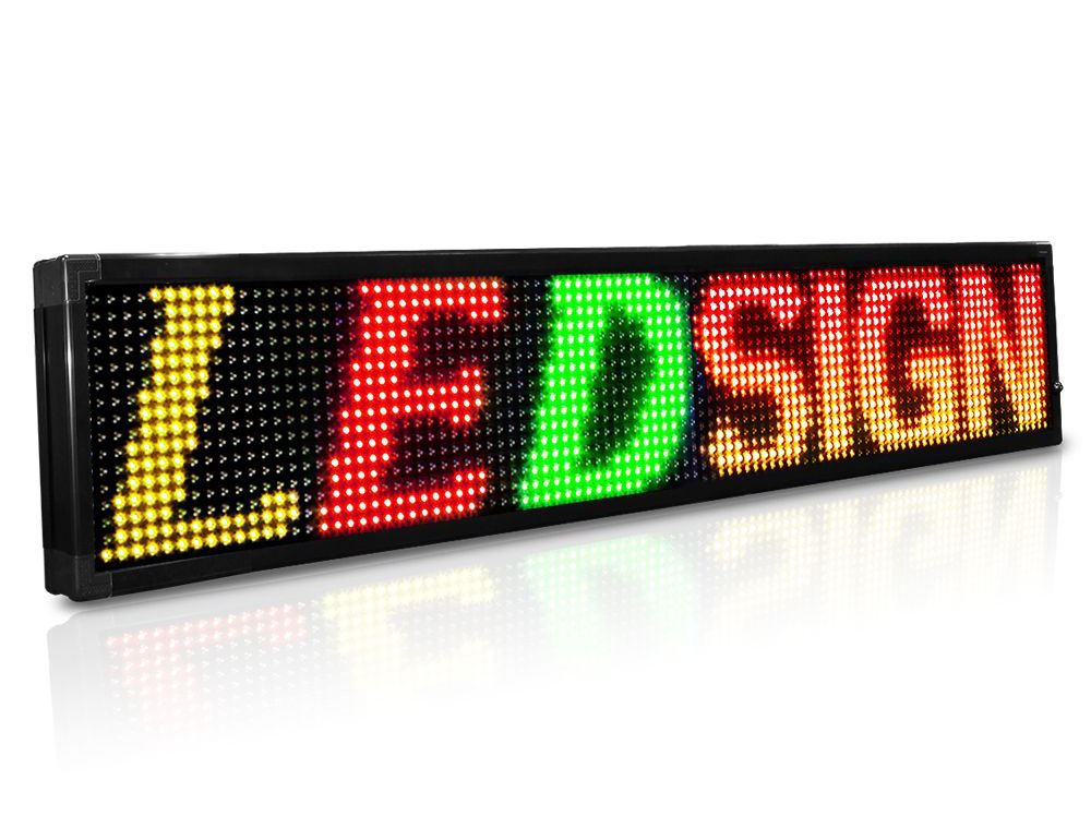 20MM RGY 2 ROW PROGRAMMABLE SCROLLING LED SIGN from Affordable LED