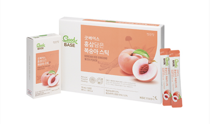 GoodBase Peach Sticks box and pouches