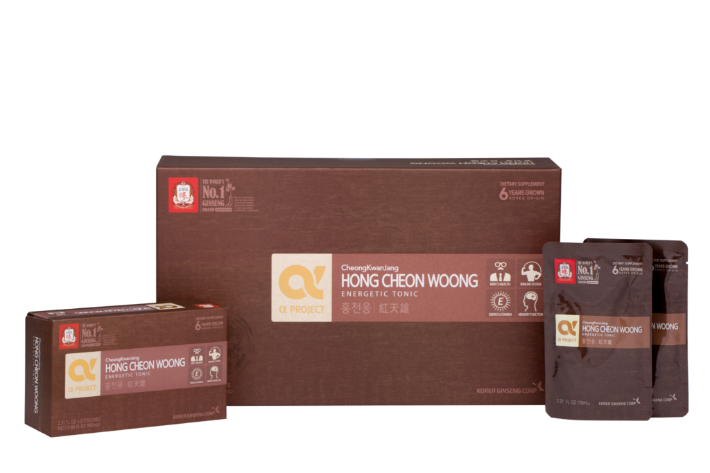 Big and small box of Energetic TOnic and two pouches