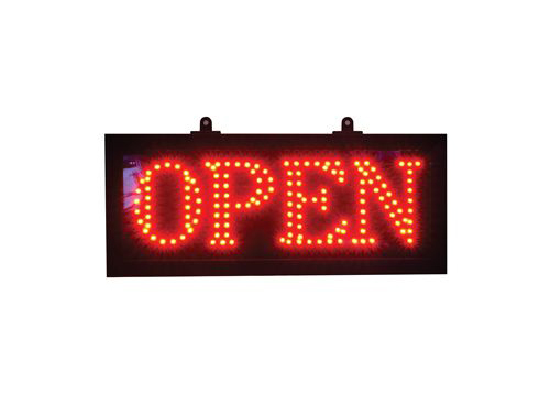 Red LED Open Sign from Affordable LED