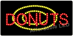 Affordable Donut LED sign
