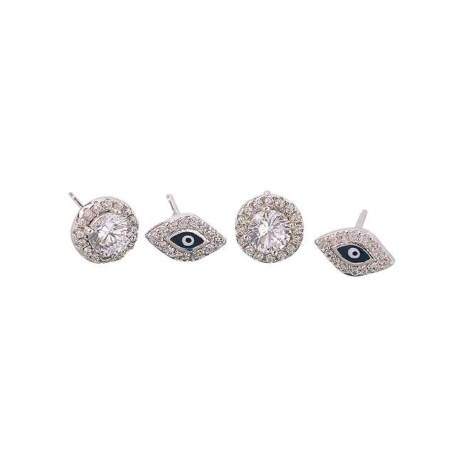 Evil Eye Stud Earrings