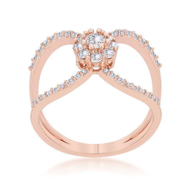 Rose Gold Infinite Ring