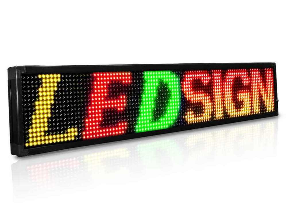Product Review 26mm RGY 1-Row Programmable Scrolling LED Sign
