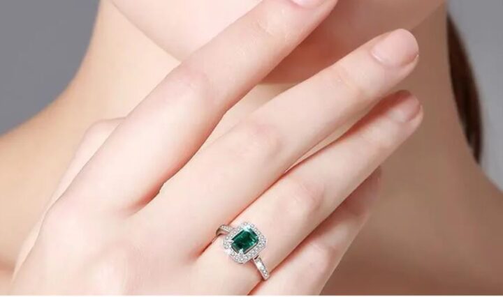 Eternal Sparkles Emerald Moissanite Ring - Affordable Glam You’ll Love