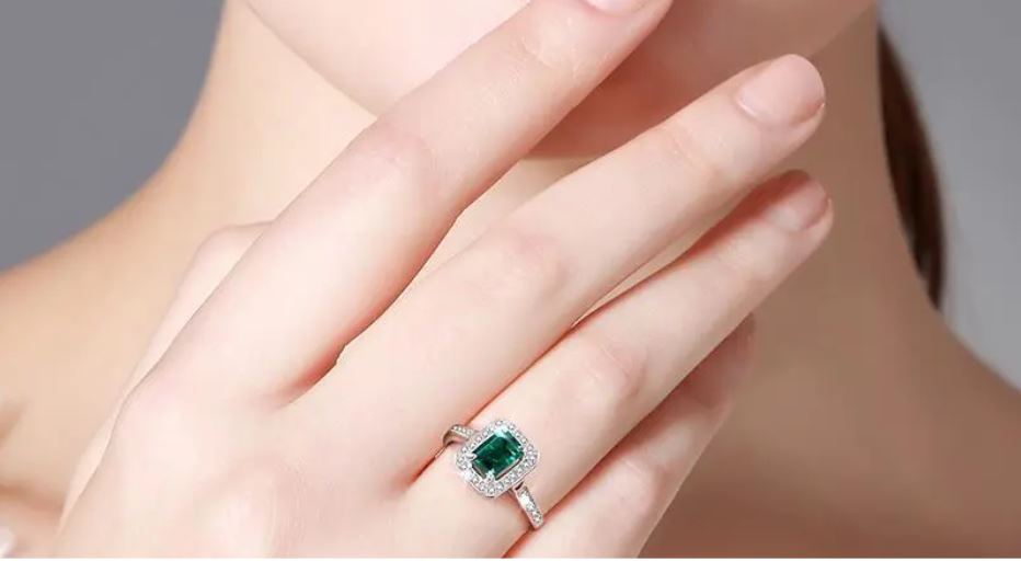 Eternal Sparkles Emerald Moissanite Ring - Affordable Glam You’ll Love